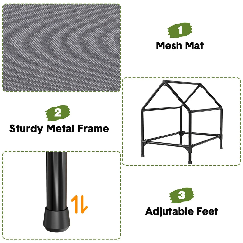Elevated Dog House with Canopy — product view 4